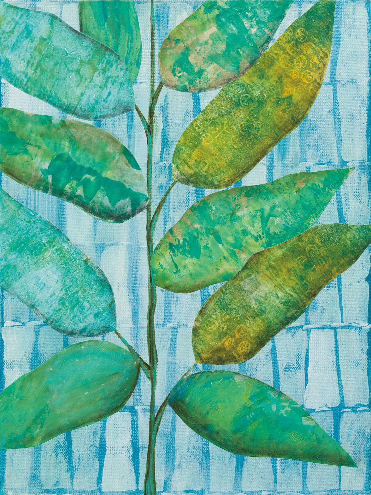 Lively Leaves Mural Wallpaper - pure wallpaper artwork