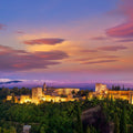 Mountain Fortress Twilight Mural Wallpaper - pure wallpaper artwork