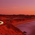 Sunset Coastal Journey Mural Wallpaper - pure wallpaper artwork