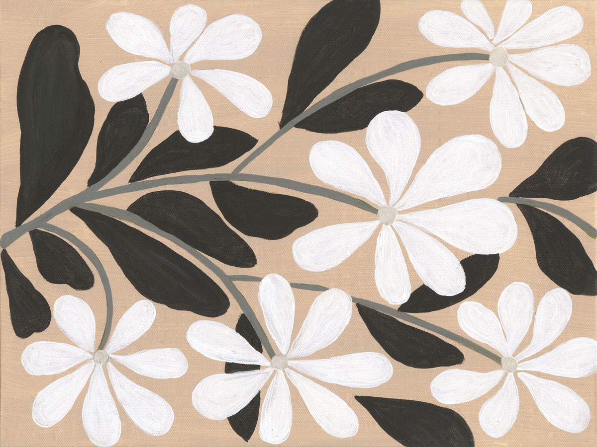 Botanical Bliss IV Mural Wallpaper - pure wallpaper artwork