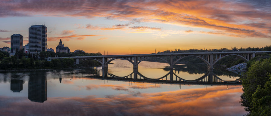 Broadway Bridge Mural Wallpaper