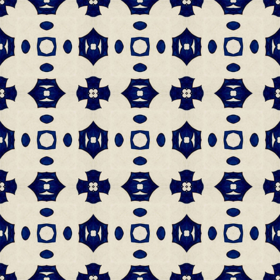 Nara Cross and Square Mural Wallpaper