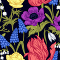 The Rabbits View Dark Mural Wallpaper - pure wallpaper artwork