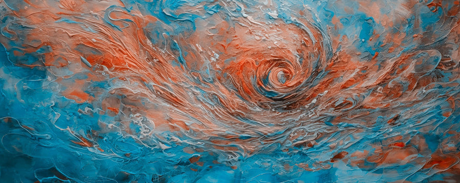 Abstract Rose Mural Wallpaper - Neutral Tone