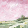 Pink Sky Mural Wallpaper - pure wallpaper artwork