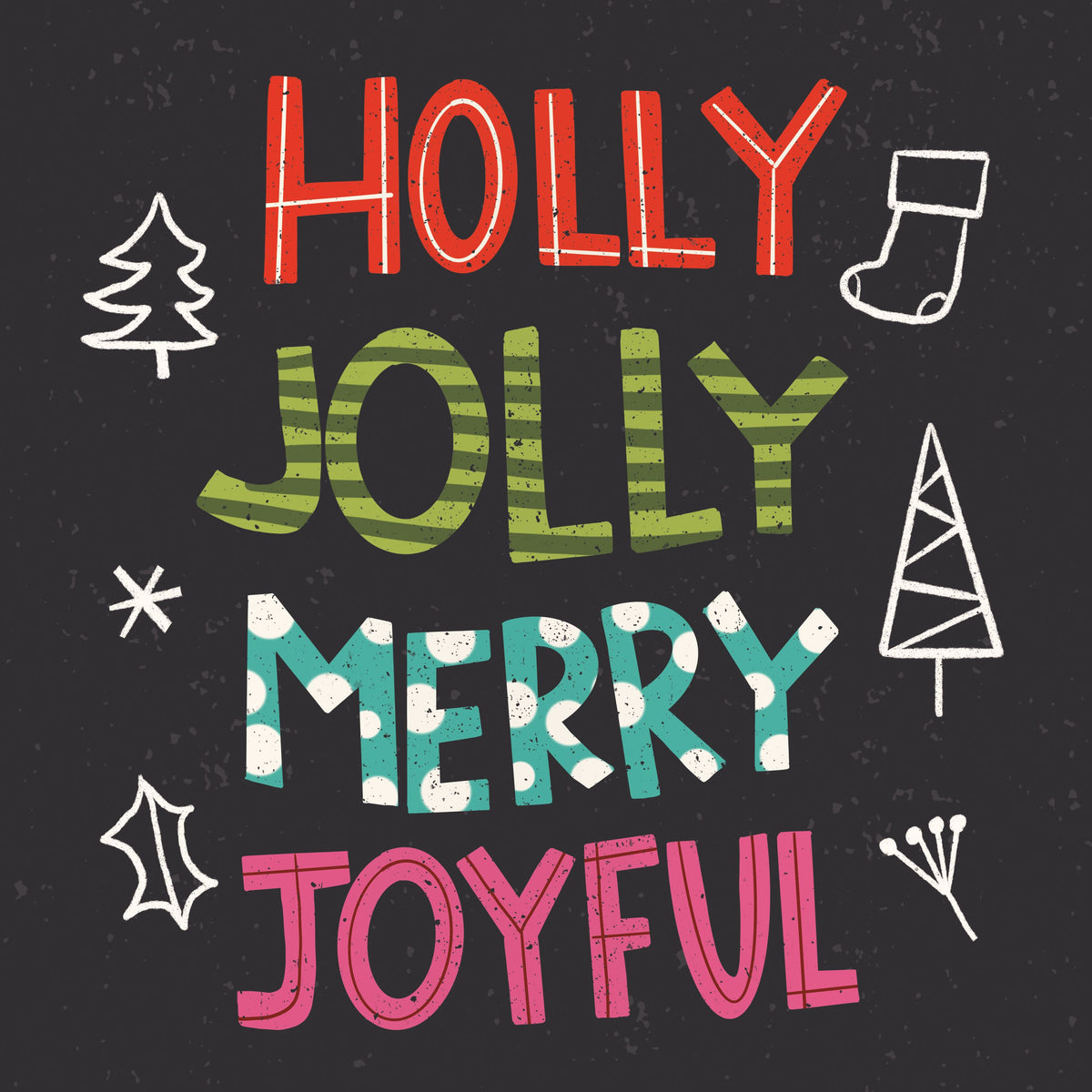 Holiday Wishes II Mural Wallpaper - pure wallpaper artwork