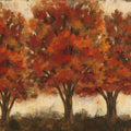 Glowing Trees Trio Mural Wallpaper - pure wallpaper artwork