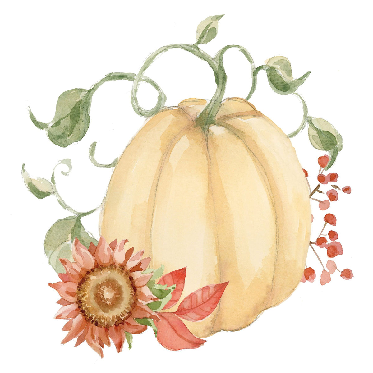 Fall Cottage Garden VI Mural Wallpaper - pure wallpaper artwork