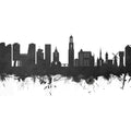 Utrecht the Netherlands Skyline Black & White Mural Wallpaper - pure wallpaper artwork