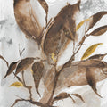 Gilded Leaf Collage I Mural Wallpaper - Warm Tone - pure wallpaper artwork
