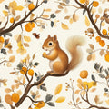 Squirrel Tree Mural Wallpaper - pure wallpaper artwork