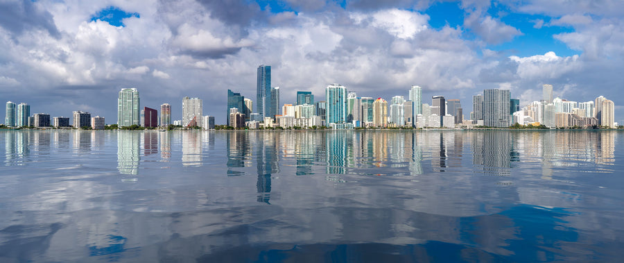 Miami Skyline Mural Wallpaper