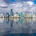 Miami Skyline Mural Wallpaper - pure wallpaper artwork