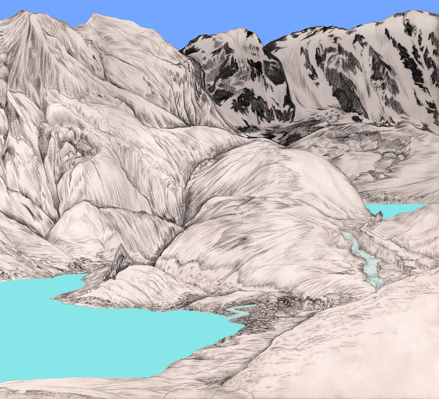 Altay Lakes Mural Wallpaper