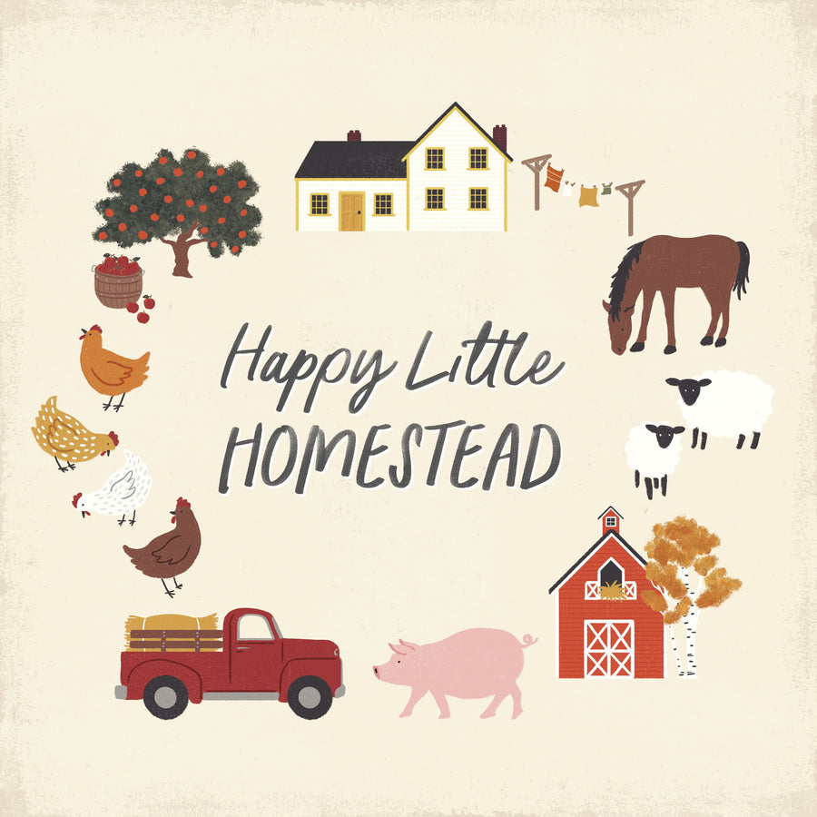 Harvest Village V Mural Wallpaper