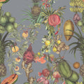 Juicy Fruits, French Blue Mural Wallpaper - pure wallpaper artwork