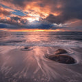 Lofoten Sunset Mural Wallpaper - pure wallpaper artwork