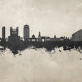 Chisinau Moldova Skyline Concrete Mural Wallpaper - pure wallpaper artwork