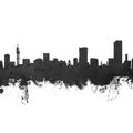 Pretoria South Africa Skyline Black & White Mural Wallpaper - pure wallpaper artwork