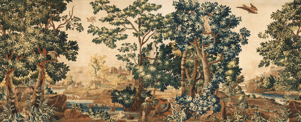 Enchanted Grove Tapestry, Rich Mural Wallpaper - pure wallpaper artwork