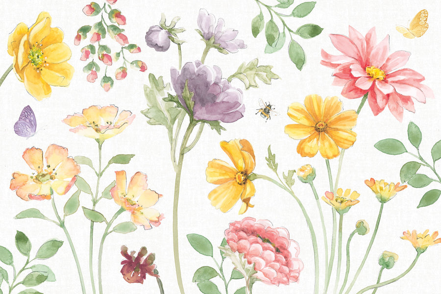 Soft Meadow I Mural Wallpaper