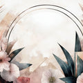 Floral Abstract Mural Wallpaper - pure wallpaper artwork