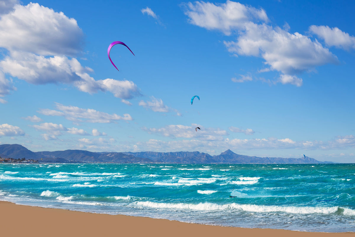 Kite Surfing Mural Wallpaper - pure wallpaper artwork