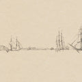 Sketch of the Harbor II Mural Wallpaper - pure wallpaper artwork