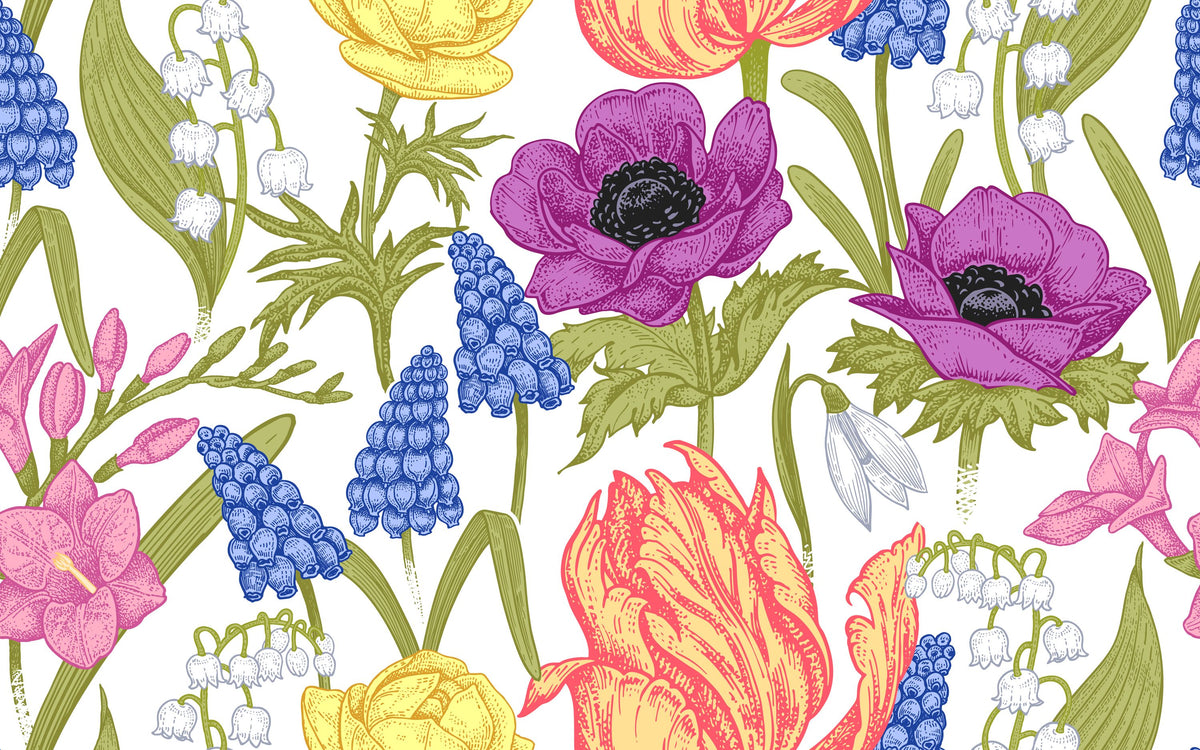 The Rabbits View Mural Wallpaper - pure wallpaper artwork