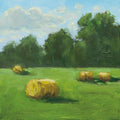 Summer Hay Field Mural Wallpaper - pure wallpaper artwork