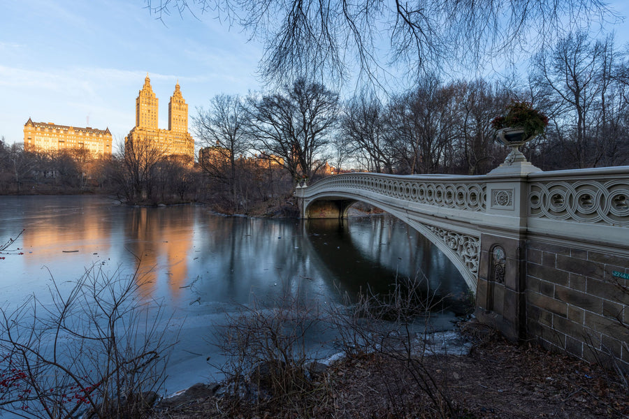 Bow Bridge Walks Mural Wallpaper