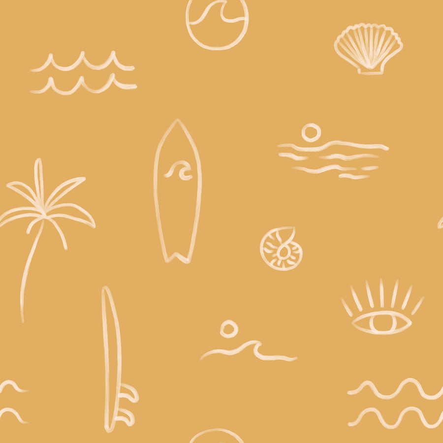 Surf's Up Mural Wallpaper
