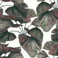 Ribbed Palm Fronds Mural Wallpaper - pure wallpaper artwork