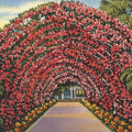 Rose Arbor Mural Wallpaper - pure wallpaper artwork