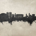 Cedar Falls Iowa Skyline Concrete Mural Wallpaper - pure wallpaper artwork