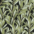 Olive Branch Mural Wallpaper - Warm Tone - pure wallpaper artwork