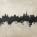 Lausanne Switzerland Skyline Concrete Mural Wallpaper - pure wallpaper artwork