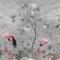 Flamingo Tapestry Mural Wallpaper - pure wallpaper artwork