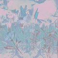 Meadow Memories, Washed Periwinkle Mural Wallpaper - pure wallpaper artwork