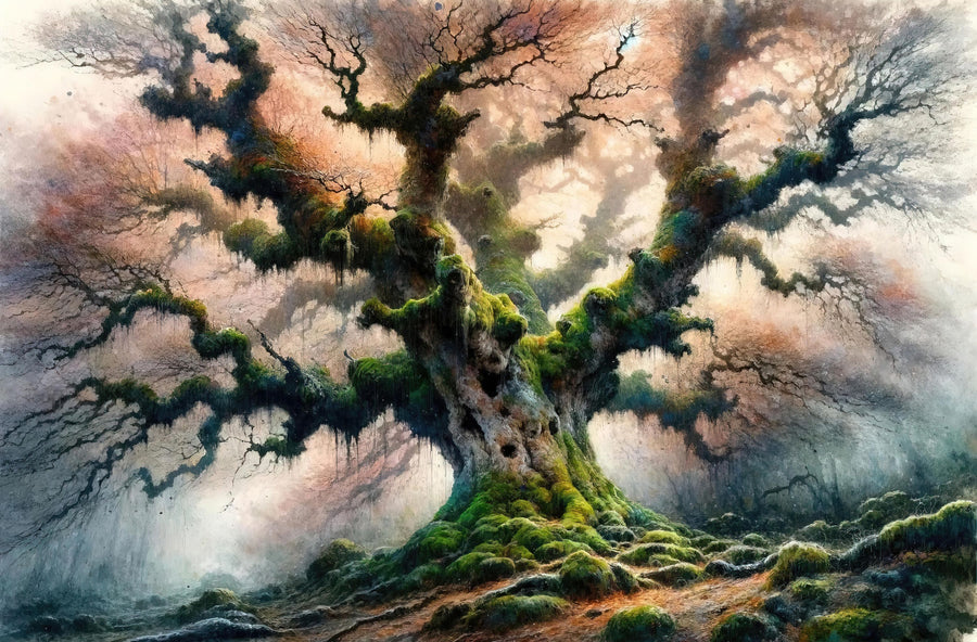 Ancient Tree Whispers Mural Wallpaper