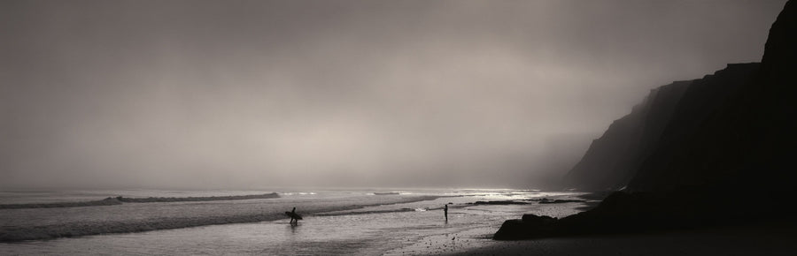 Misty Surfer's Cove Mural Wallpaper