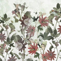 Seven Birds Mural Wallpaper - Neutral Tone - pure wallpaper artwork