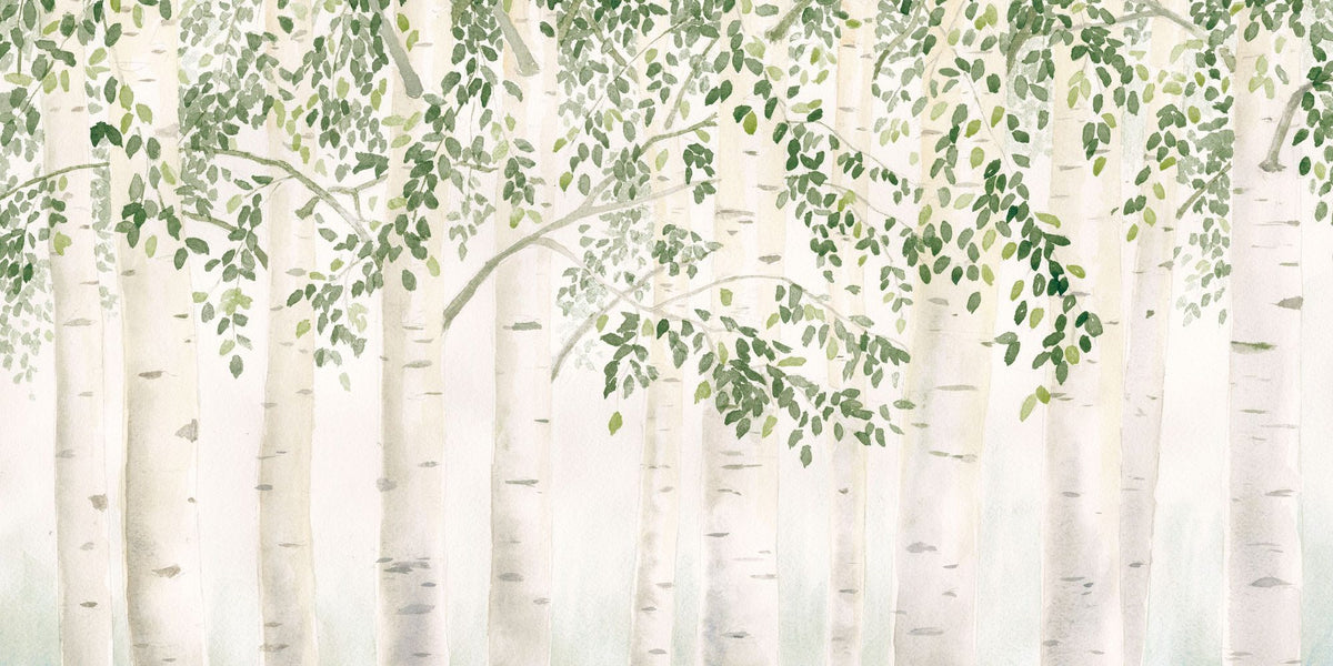 Fresh Forest Green Mural Wallpaper - pure wallpaper artwork