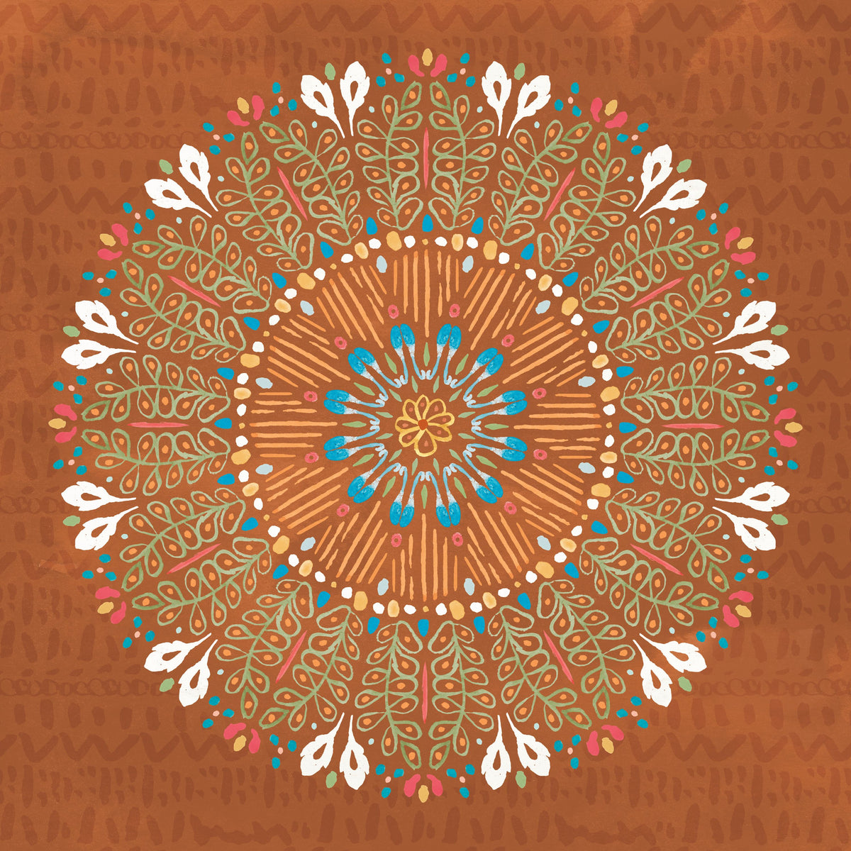 Harvest Whimsy XI Color Mural Wallpaper - pure wallpaper artwork