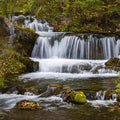 Autumn Waterfall Mural Wallpaper - pure wallpaper artwork