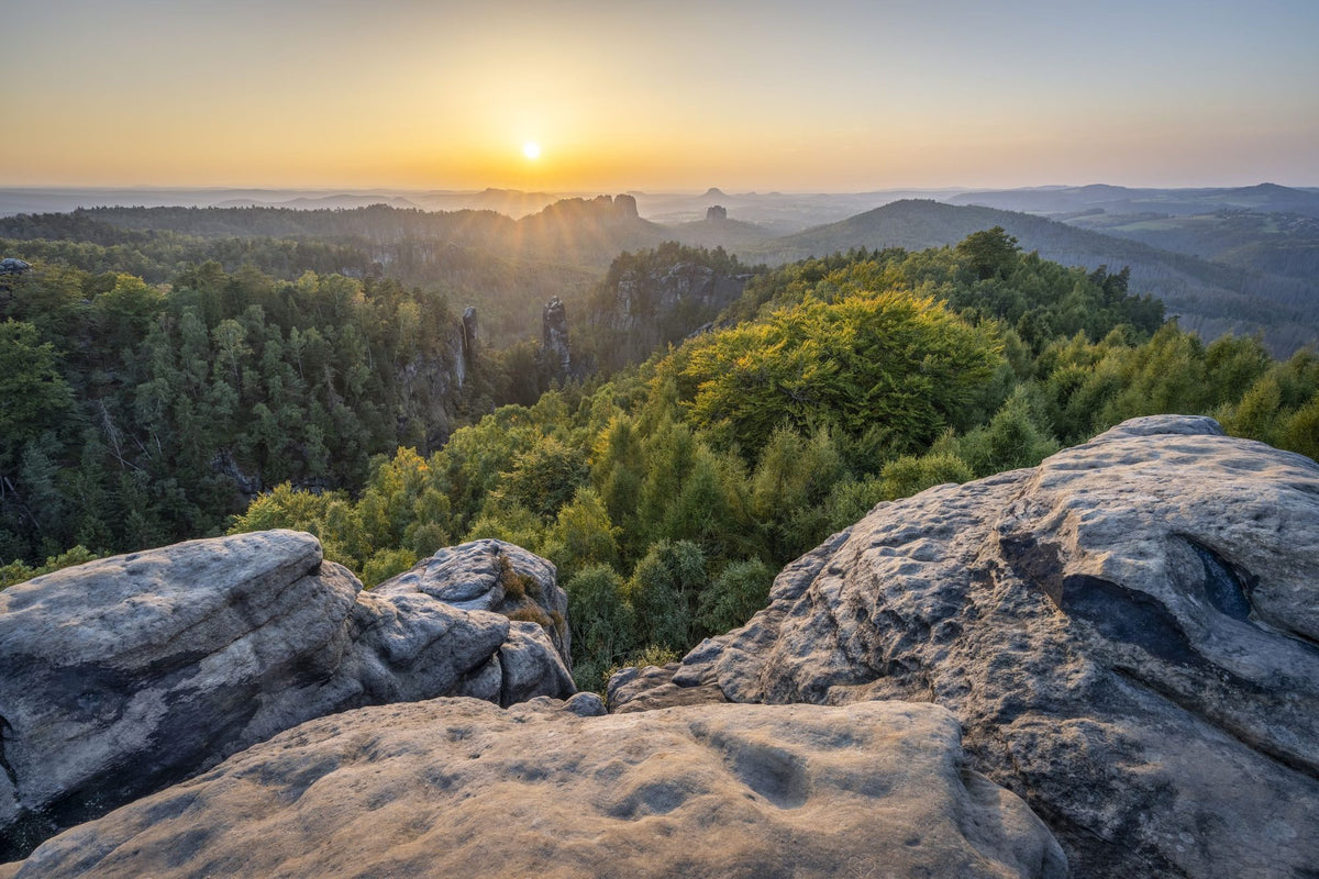 Carolafelsen Sunset Mural Wallpaper - pure wallpaper artwork