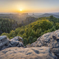 Carolafelsen Sunset Mural Wallpaper - pure wallpaper artwork