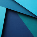 Paper Cut Mural Wallpaper - Blue Tone - pure wallpaper artwork