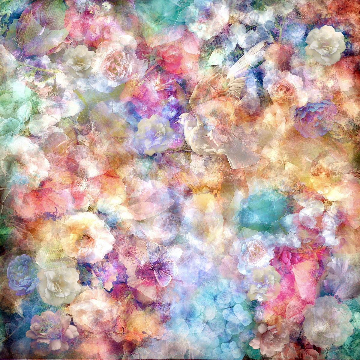Island in Light Mural Wallpaper - pure wallpaper artwork