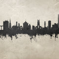Huddersfield England Skyline Concrete Mural Wallpaper - pure wallpaper artwork